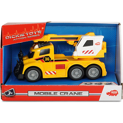 Машина с краном Dickie Toys со светом и звуком от Dickie Toys