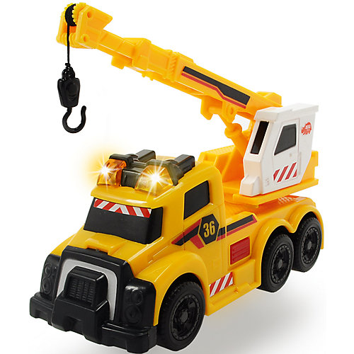 Машина с краном Dickie Toys со светом и звуком от Dickie Toys