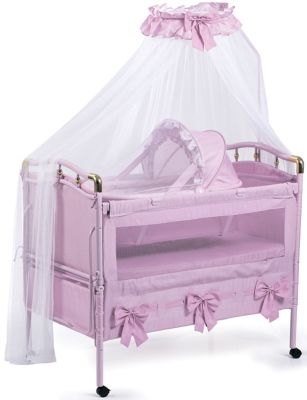 Кроватка-трансформер 05TLY668R (RPIK), Geoby, розовый