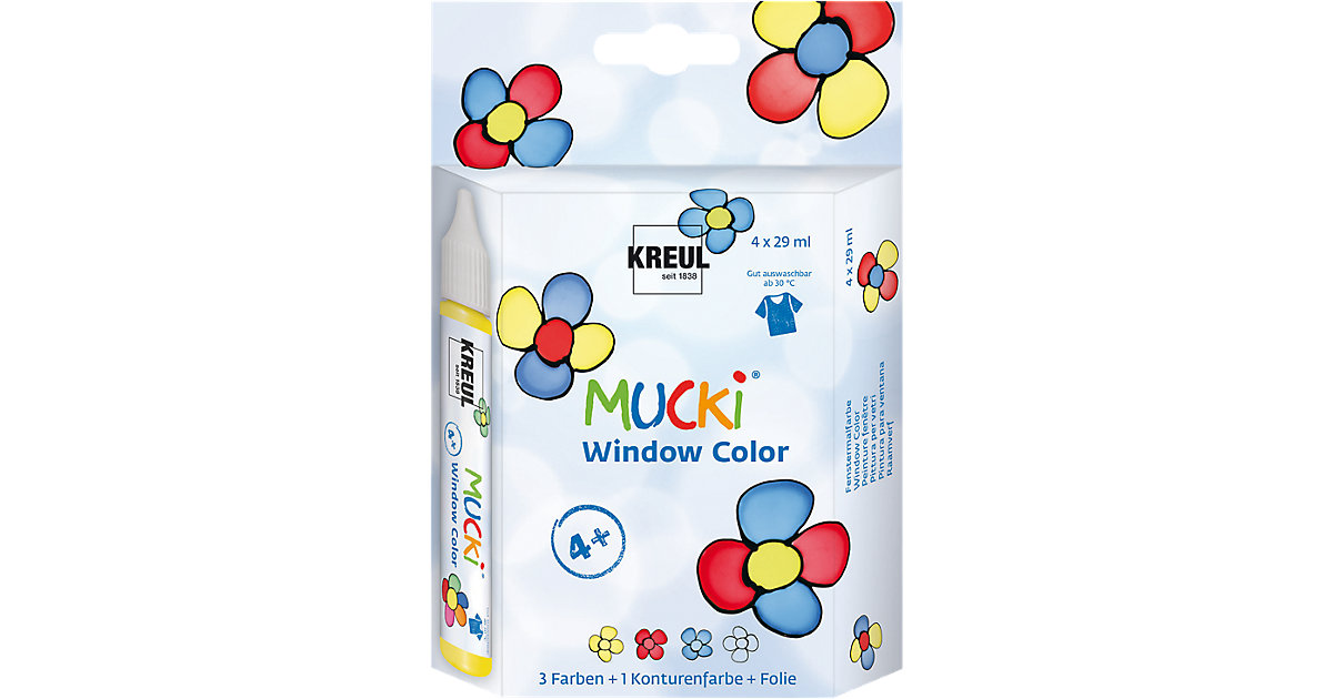 Mucki Window Color 4er-Set