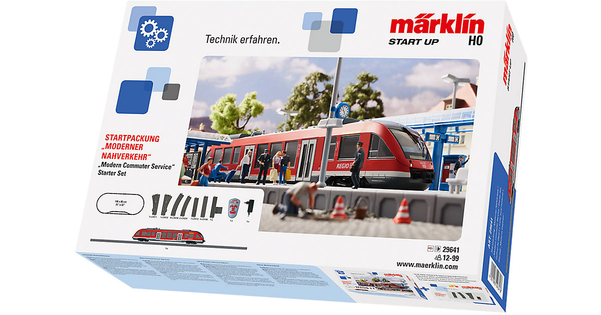 Märklin · Märklin START UP 29641 Startpackung ´´Moderner Nahverkehr´´ IR Märklin · Märklin START UP 29641 Startpackung ´´Moderner Nahverkehr´´ IR