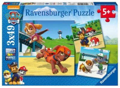 Ravensburger 03029 Paw Patrol 4er Puzzle Set 12 16 20 24 Teile ab 3 Jahren 