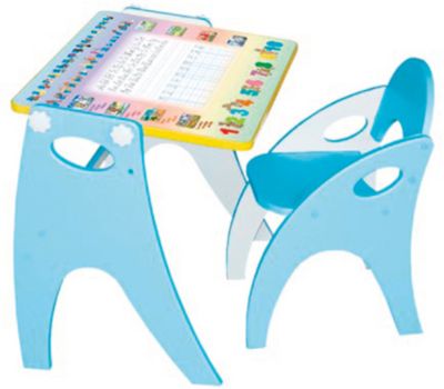 Набор мебели "Буквы-цифры", голубой