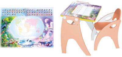 Набор мебели "Части света", персиковый