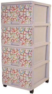 Комод с рисунком Кбика-рубика