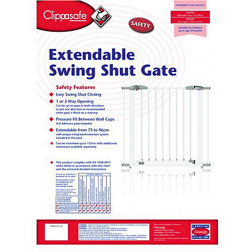 Ворота безопасности Clippasafe 73-96 см металл от Clippasafe