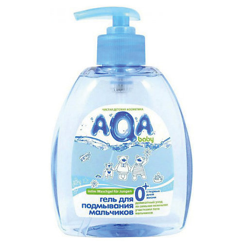 Гель для подмывания мальчиков AQA baby, 300 мл от AQA baby