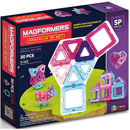 Магнитный конструктор " 30 Pastelle", MAGFORMERS от MAGFORMERS