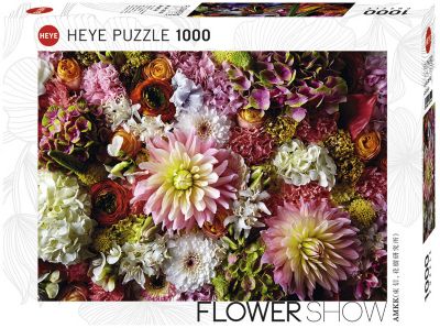 Пазл "Георгины", 1000 деталей, HEYE