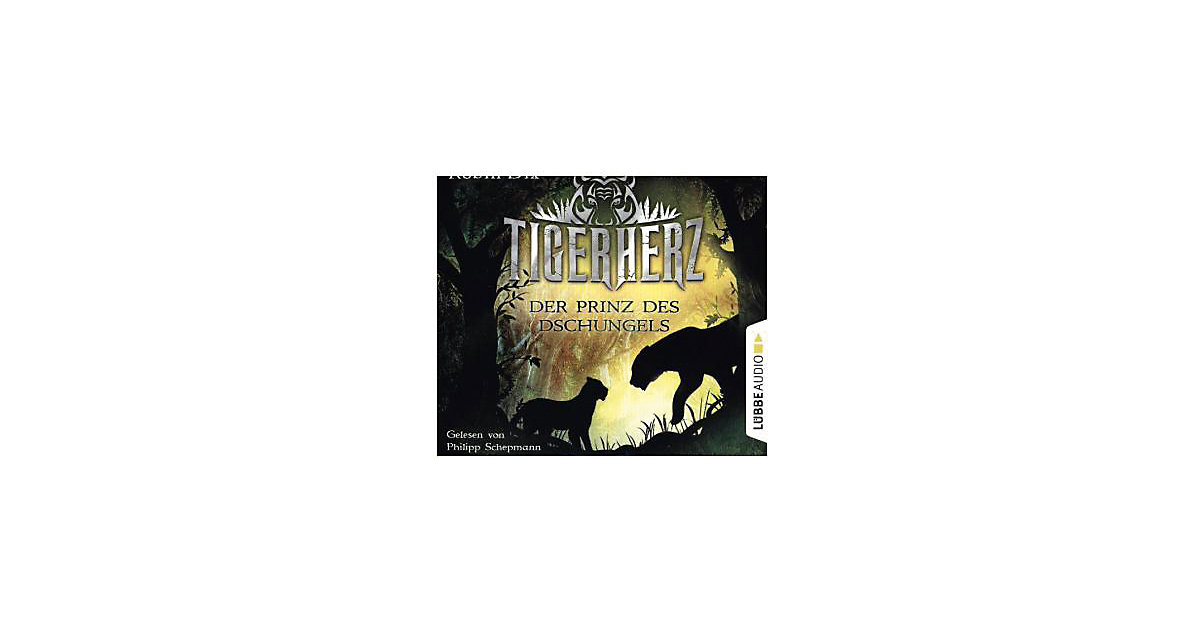Tigerherz: Der Prinz des Dschungels, 4 Audio-CDs Hörbuch