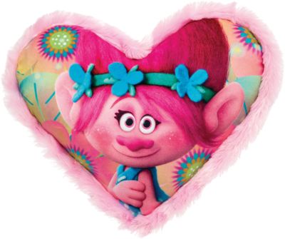 Kissen Herz Trolls Poppy Dekokissen Kuschelkissen