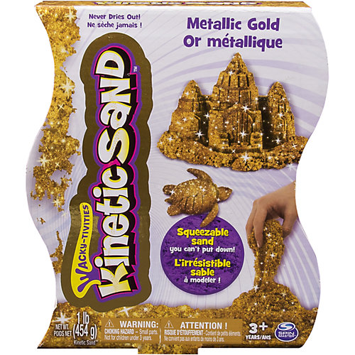 Песок для лепки Kinetic sand, металлик, 455гр от Kinetic sand