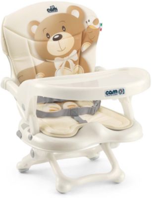 Стульчик для кормления Smarty Pop, CAM, бежевый с медвежонком