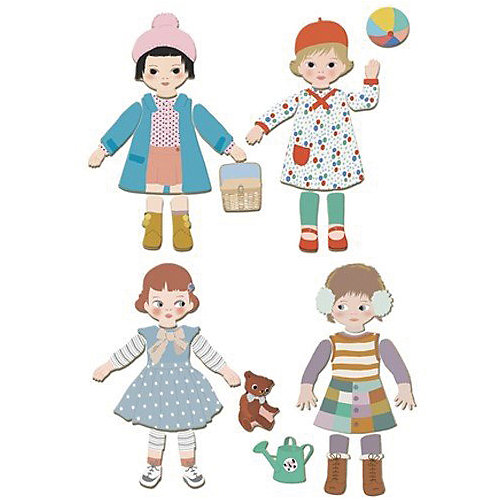 Развивающая магнитная игра "Мода", DJECO от DJECO