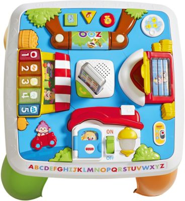 ab 18 Mon... Holzpuzzle Fisher-Price Schule 2in1 Spiel & Puzzle 9 Teile Holz 