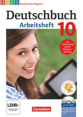 Buch - Deutschbuch, Realschule Bayern: 10. Jahrgangsstufe, Arbeitsheft mit bungs-CD-ROM