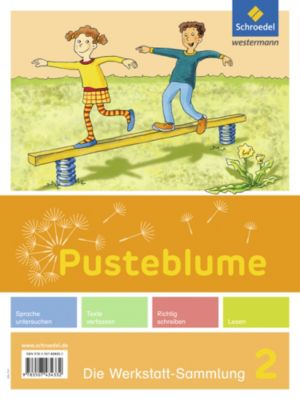 Buch - Pusteblume, Die Werkstatt-Sammlung (2016): 2. Schuljahr, Werkstatt-Sammlung, 4 Hefte