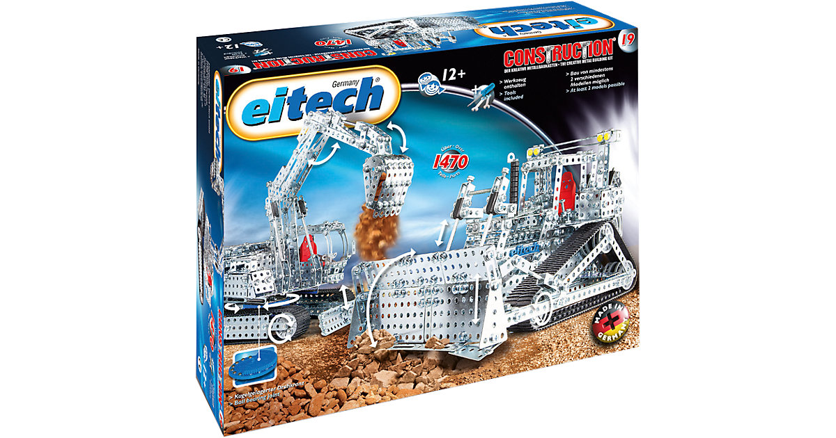 Eitech · eitech Metallbaukasten Mega Raupe / Kettenbagger Eitech · eitech Metallbaukasten Mega Raupe / Kettenbagger