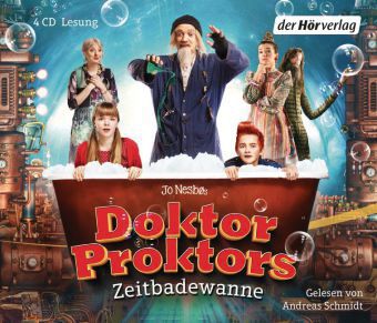 Doktor Proktors Zeitbadewanne, 4 Audio-CDs Hrbuch