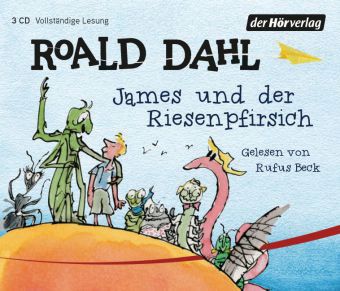 James und der Riesenpfirsich, 3 Audio-CDs Hrbuch