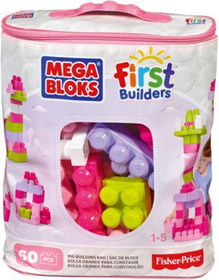 Конструктор из 60 деталей, MEGA BLOKS First Builders