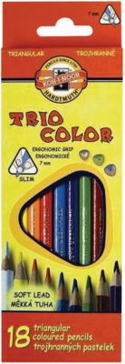 Цветные карандаши "Triocolor", 18 цв., KOH-I-NOOR