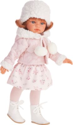 Эльвира зимний образ, рыжая, 33 см, Munecas Antonio Juan