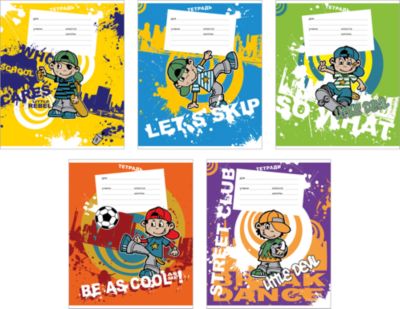 Школьная тетрадь "Little Devil", 12 л., 10 шт., в линейку