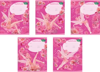 Школьная тетрадь "Tink Pink", 12 л., 10 шт.