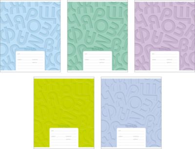 Тетрадь "Типографика буквы", 18 л., 10 шт.