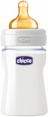 Бутылочка Well-Being Glass  0мес.+, лат.соска, стекло, 150мл., CHICCO