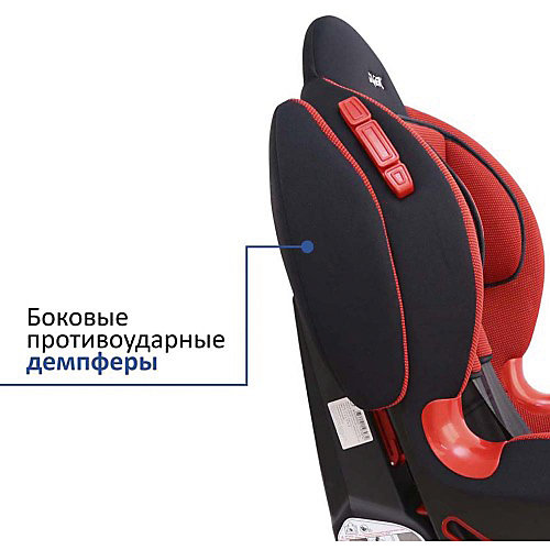 Автокресло Siger Кокон isofix 9-25 кг, красный от Siger