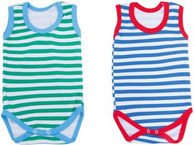 Боди-майка для девочки , 2 шт. Веселый малыш