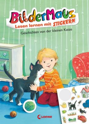 Buch - Bildermaus - Lesen lernen mit Stickern: Geschichten von der kleinen Katze