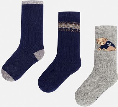 Комплект:3 пары носков для мальчика Mayoral