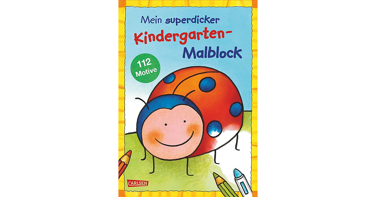 Spielzeug: Carlsen Verlag Buch - Mein superdicker Kindergarten-Malblock