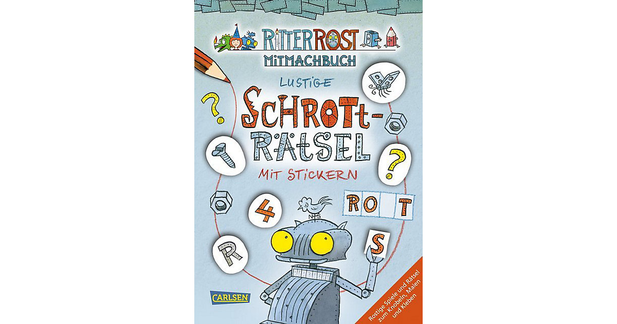 Ritter Rost Mitmachbuch: Lustige Schrott-Rätsel mit Stickern Ritter Rost Mitmachbuch: Lustige Schrott-Rätsel mit Stickern