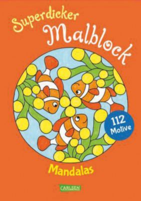 Buch - Superdicker Malblock: Mandalas