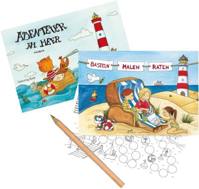  Ferien  Mal  und Bastelset f r Kinder 3 tlg Gr tz Verlag 