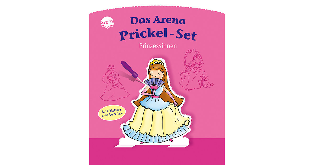 Buch - Das Arena Prickel-Set: Prinzessinnen