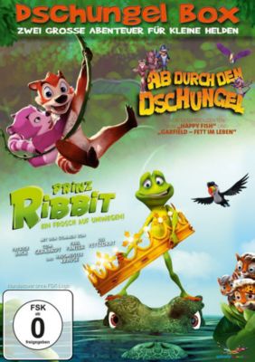 DVD Dschungel Box (Prinz Ribbit, Ab durch den Dschungel, 2 DVDs) Hrbuch