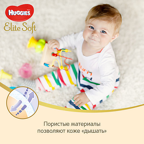Подгузники Huggies Elite Soft 4, 8-14 кг, 132 шт. от HUGGIES