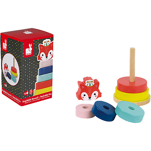 Игрушка-пирамидка Janod "Лисичка" от Janod