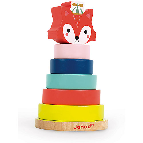 Игрушка-пирамидка Janod "Лисичка" от Janod