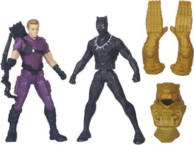 Набор из 2 фигурок Мстителей Hawkeye vs Black Panther