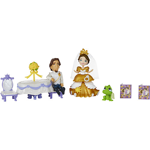 Игровой набор с мини-куклой Disney Princess "Маленькое королевство" Свадьба Рапунцель от Hasbro