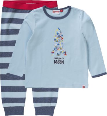 Baby Schlafanzug DUPLO blau Gr. 80 Jungen Kinder