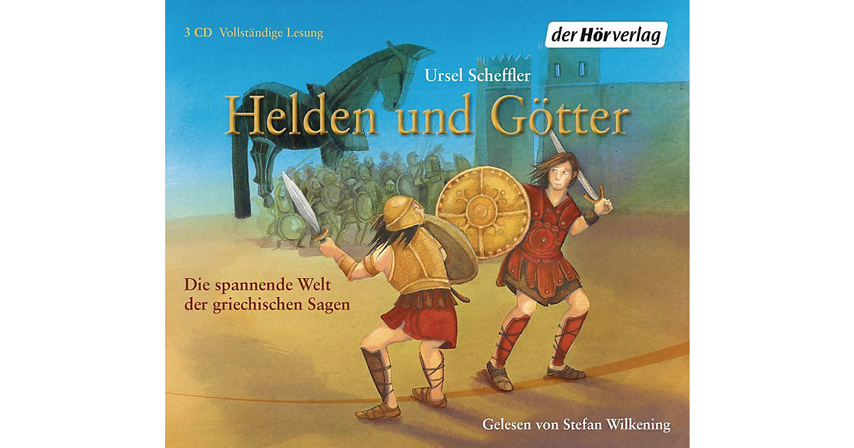 Helden und Götter, 3 Audio-CDs Hörbuch