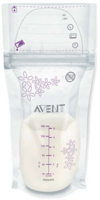 Пакеты для хранения грудного молока Philips Avent 180 мл, 25 шт