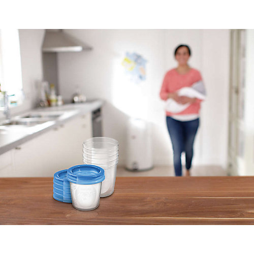 Контейнеры с крышками для хранения питания 5 шт. 180 мл, Philips Avent от PHILIPS AVENT